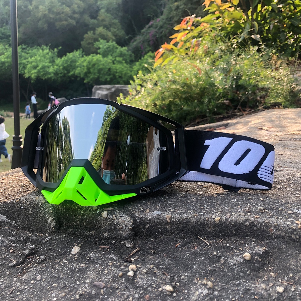 Kính Gắn Nón Bảo Hiểm 100% Cho Nam Nữ Đi Xe Mô Tô Địa Hình Atv