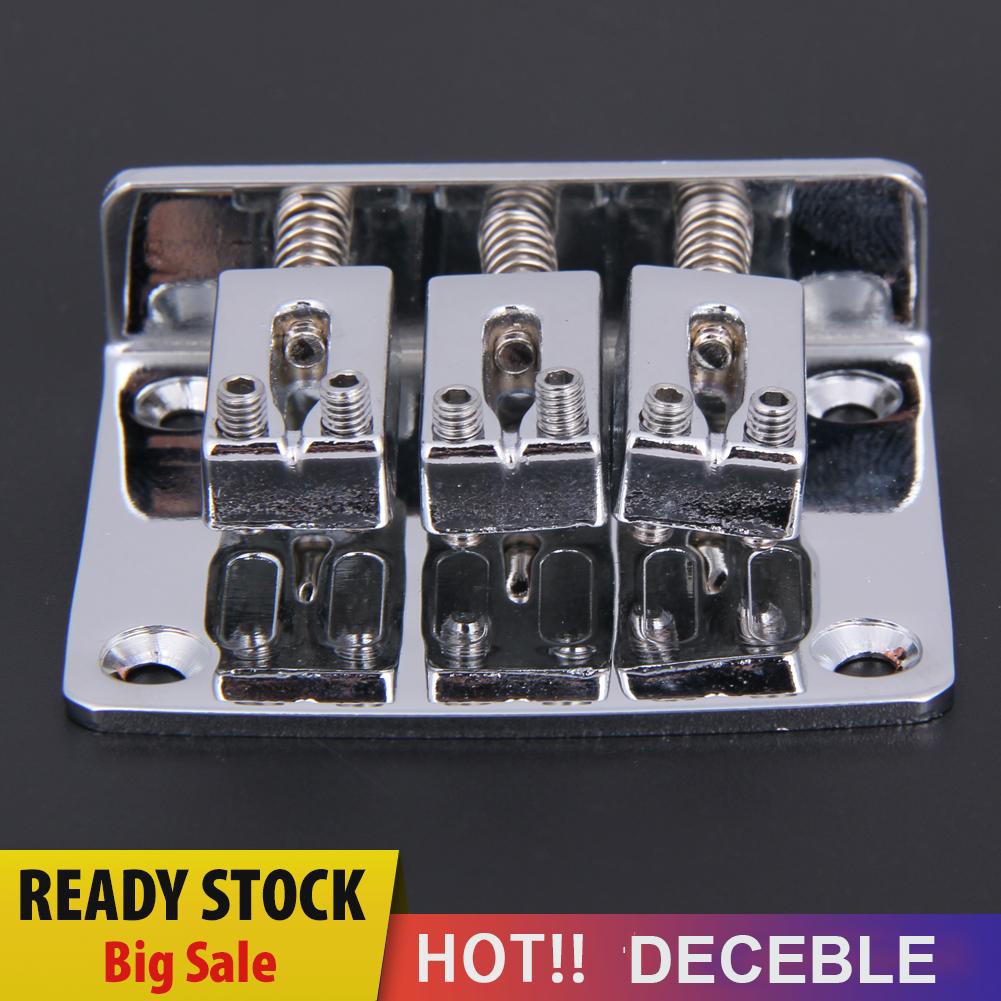 Deceble 50mm Adjustable Guitar Tailpiece for Cigar Box Guitar 3 String Hard-tail