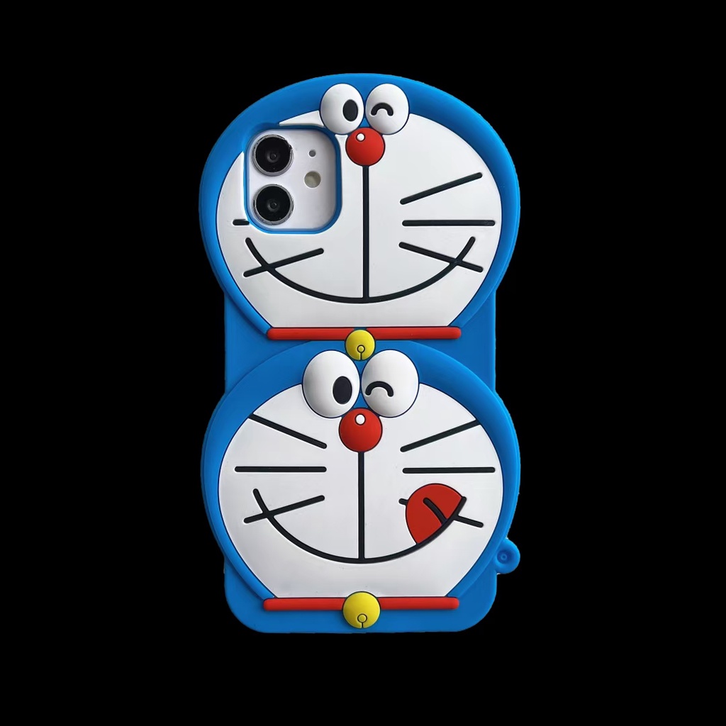 Ốp Điện Thoại Silicon In Hình Doraemon Hoạt Hình Cho iphone 13 12 11 pro Max i6 6s 7 8 Plus X XR XS Max