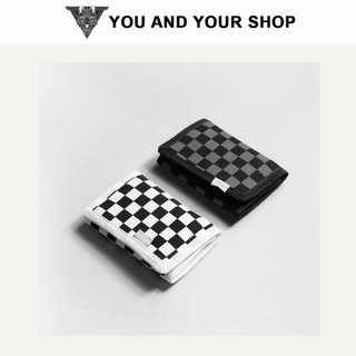 Ví caro YAYSHOP nhỏ nhắn tiện lợi - Xám Đen (unisex)