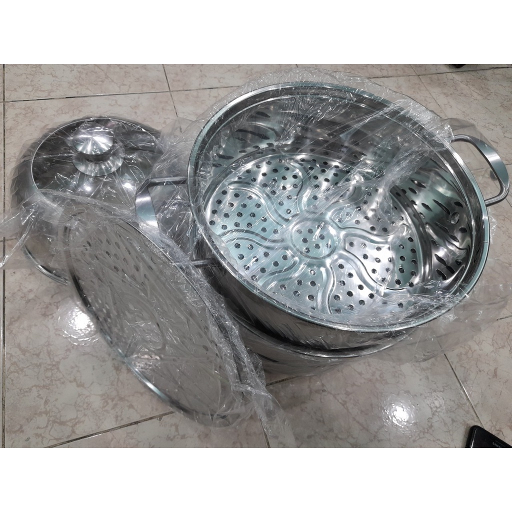 Nồi Chưng Yến Inox 2 Tầng 28cm/ 30cm