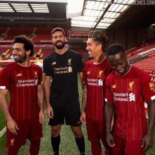 Bộ Quần Áo Thun Thể Thao Bóng Đá CLB Liverpool Thun Lạnh Cao Cấp Thái Lan Cực Chất - Màu Đỏ Loại 1