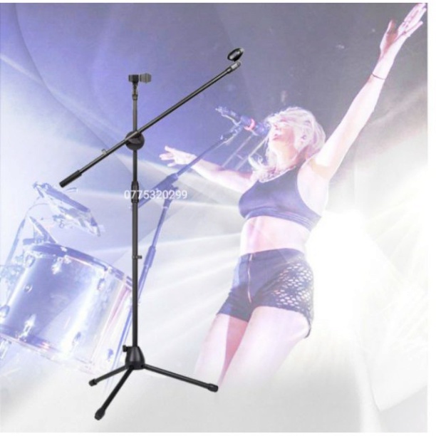 Chân đế đứng kẹp Micro bom mic stand-chân đế micro sân khấu