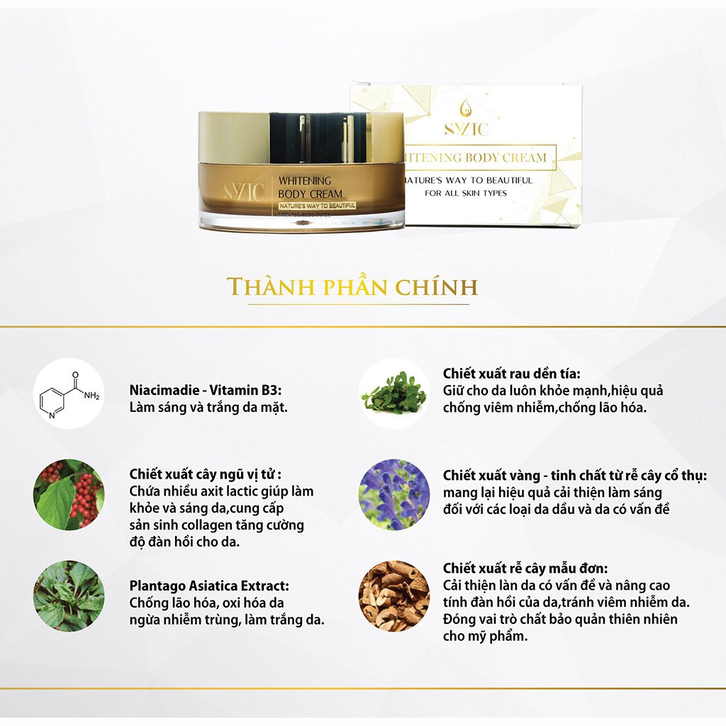 Kem Dưỡng Trắng Da Toàn Thân Sylic Whitenning Body Crea | BigBuy360 - bigbuy360.vn