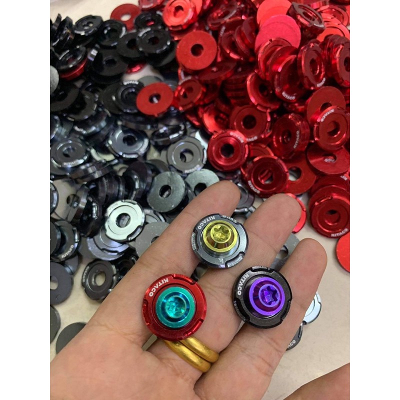 Lông đền 6li 8li 10li Kitaco Đỏ Xám Đen