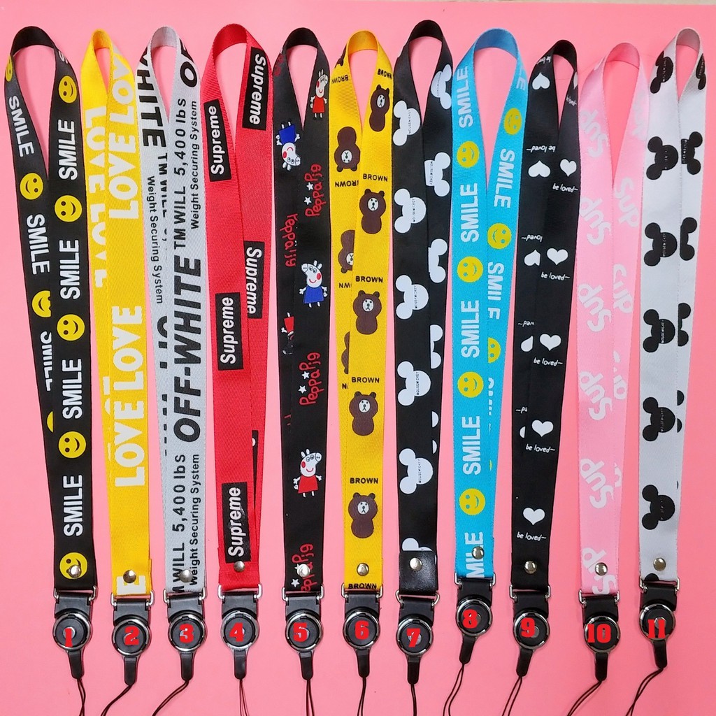 Dây Đeo Điện Thoại Sỉ , Dây Đeo Thẻ STRAP Bản To 15 Mẫu - Phụ kiện Hoàng Long | BigBuy360 - bigbuy360.vn