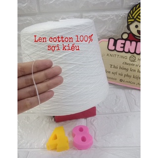 Len sợi kiểu chiết cuộn 100g
