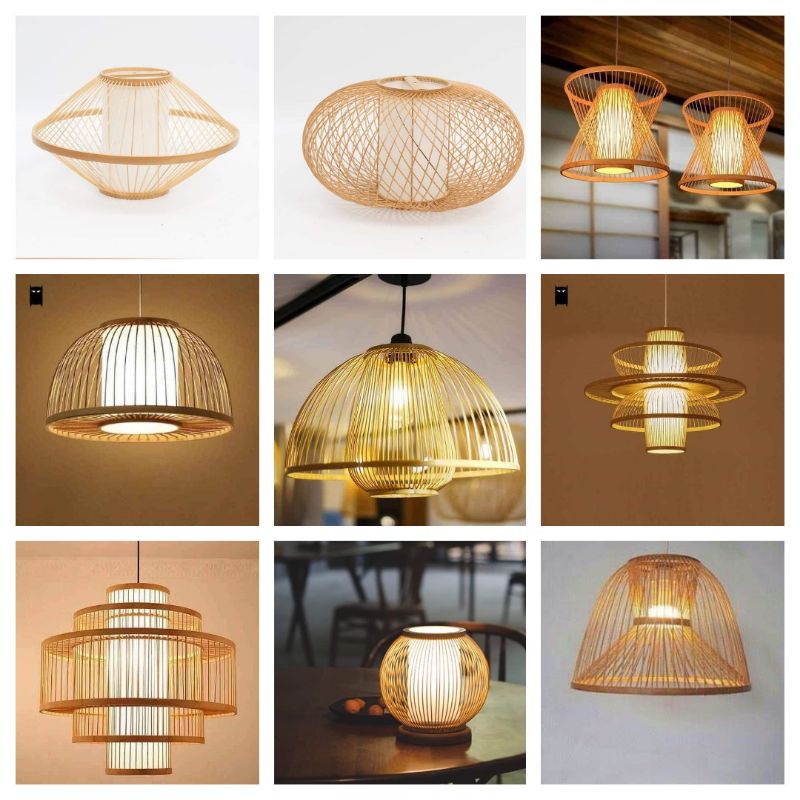 Đèn tre trang trí đồng giá 145k