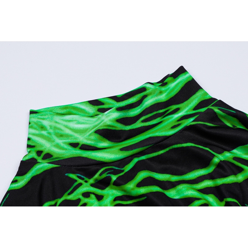 Găng Tay Dài Cổ Lọ In Họa Tiết Thời Trang Cho Nữ