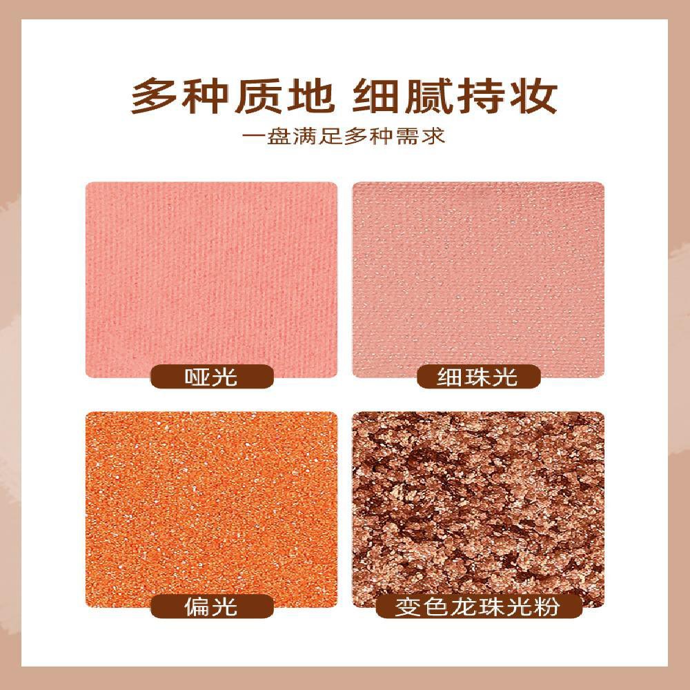 Bảng Phấn Mắt Bóng mấn Lưu vực Authentic Korean Winnie the 9-color eyeshadow net celebrity with same pearly super shimmering earthy color that does not take off make-up and high-value