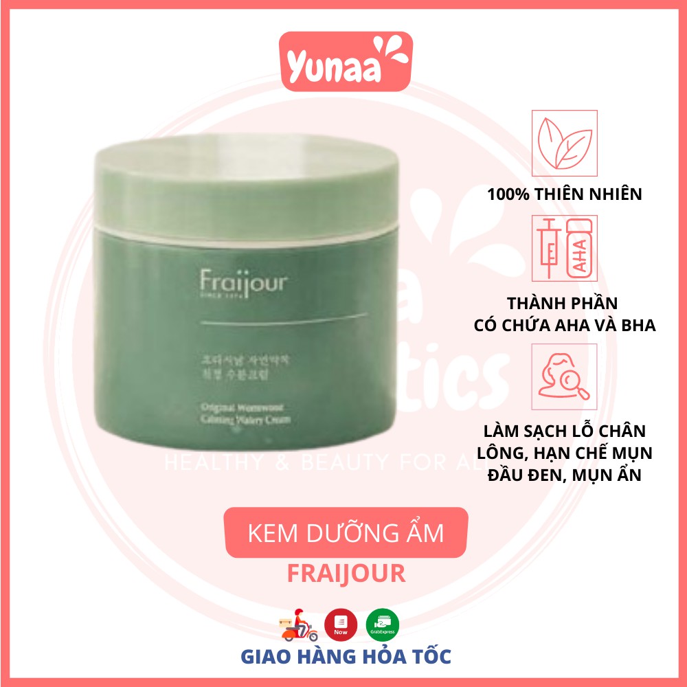 Kem dưỡng ẩm thảo mộc FRAIJOUR Original Herb Wormwood Calming Watery Cream