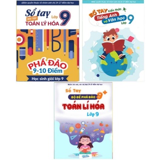 Combo 3 cuốn sổ tay lớp 9