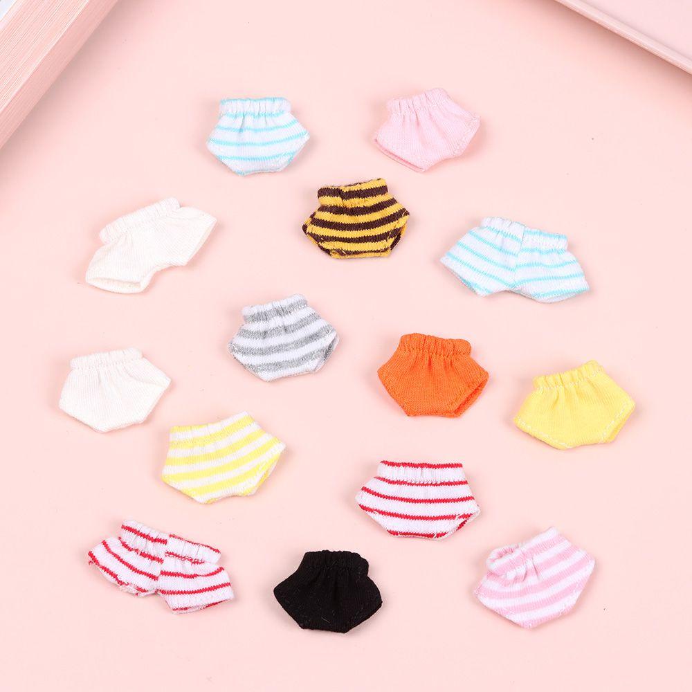 BEBETTERM Quần Lót Vải Cotton Phối Ren Xinh Xắn Cho Búp Bê