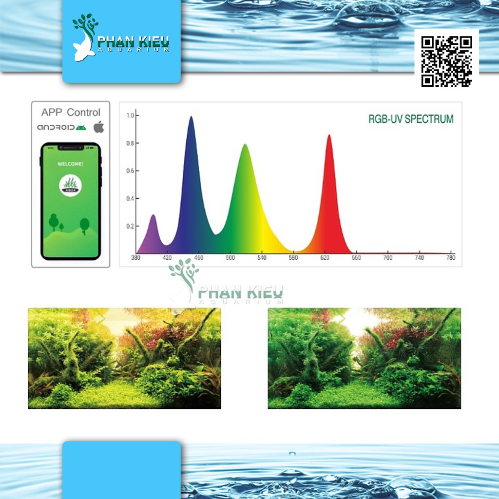 ĐÈN LED RỌI WEEK RGB T90 PRO 90W | CHỈNH APP