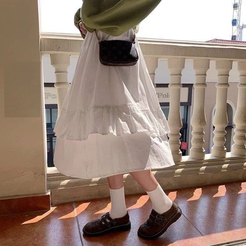 [ Mã FAMAYWA giảm 10K đơn 50K] Chân Váy Dài Nữ Vintage 2 Tầng Ulzzang Hot Trend - VIETCEN | BigBuy360 - bigbuy360.vn