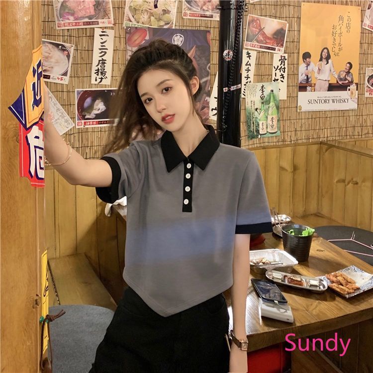 Áo Thun Polo Plus Size Thời Trang Hè Năng Động Dành Cho Nữ
