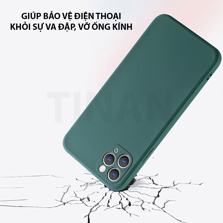 Ốp Lưng iP Silicone Màu Trơn iP 12, 12 Mini, 12 Pro, 12 Pro Max
