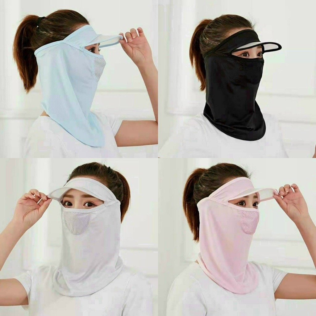 Khẩu Trang Kèm Lưỡi Trai Cho Cả Nam Và Nữ,Khẩu Trang NINJA có vành nón Che Kín Mặt