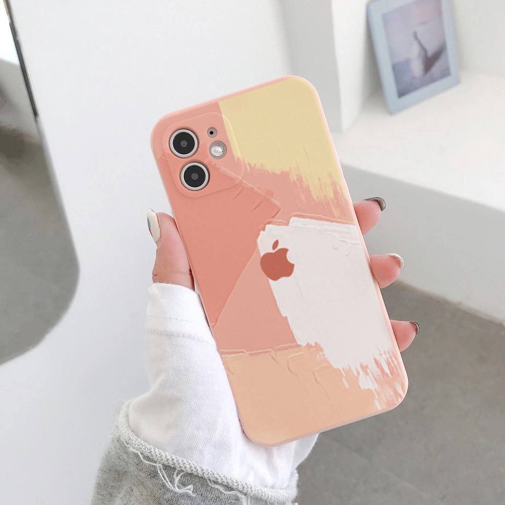 Ốp lưng iphone cạnh vuông BVC màu trái cây 6plus/6s/6splus/7/7plus/8/8plus/x/xr/xs/11/12/pro/max/plus/promax-Awifi A1-18 | BigBuy360 - bigbuy360.vn