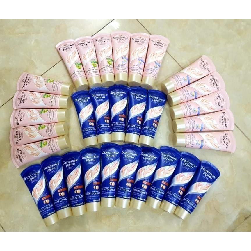Kem Dưỡng Da Tay Silky Hands Nga [MẪU MỚI] tuýp 80ml chăm sóc da tay mịn màng