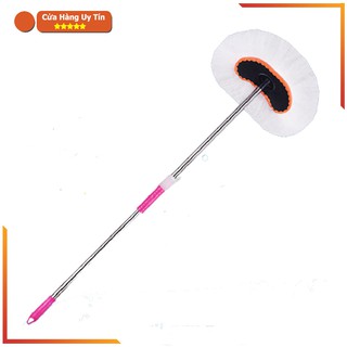 Cây Lau Rửa Xe Ô Tô Cán Dài Lông Mềm, Chổi rửa xe ô tô - cán co rút tiện tiện lợi ( CHỔI DÀI )