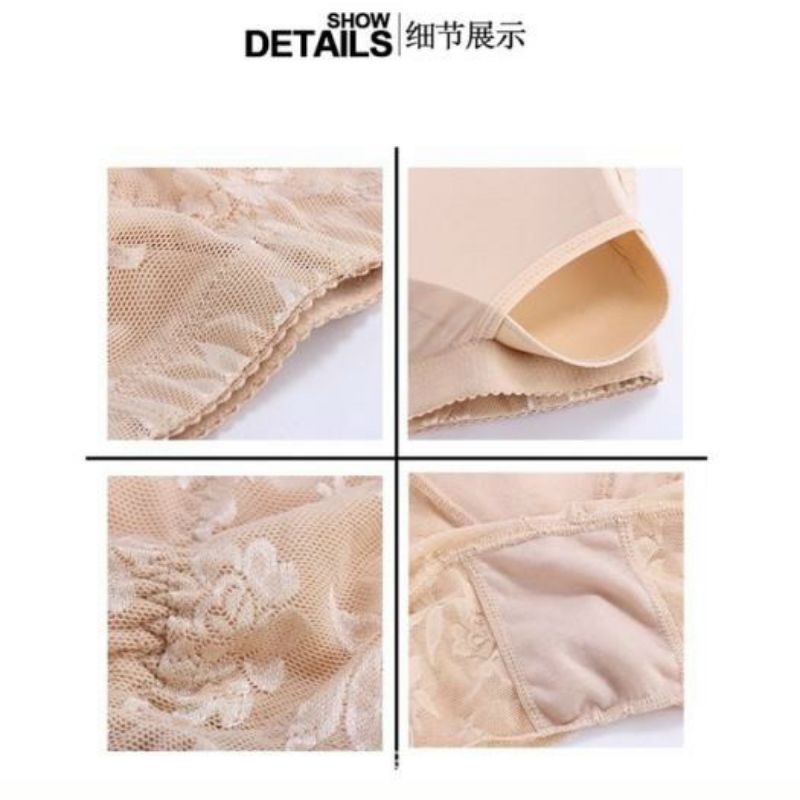 Quần Đùi  Ren Độn Mông THông Hơi Mã 0846