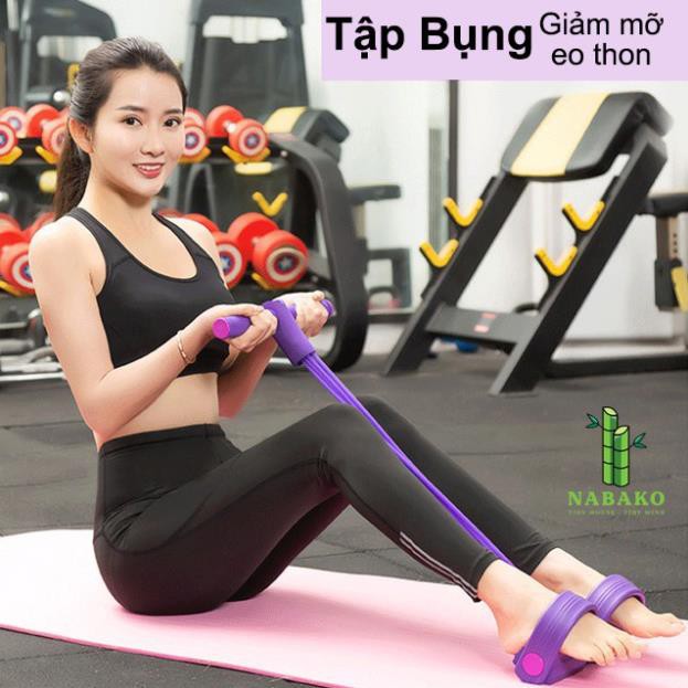 DÂY TẬP GYM NGŨ SẮC ĐA NĂNG MÔNG, BỤNG, VAI, NGỰC, CHÂN [5 trong 1 ]