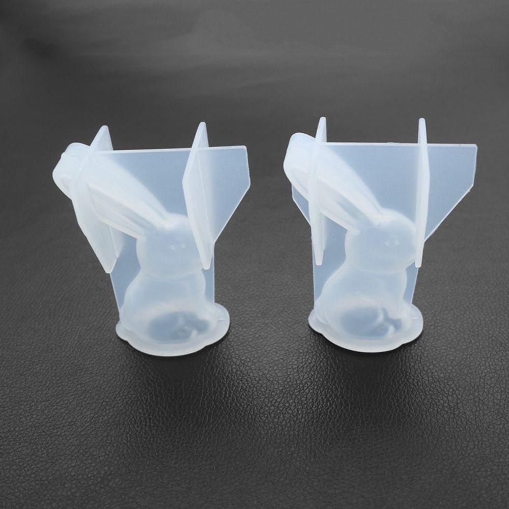 Khuôn Silicon Làm Nến 3d Hình Thỏ Dễ Thương Diy