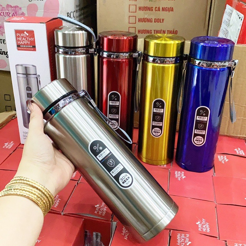 BÌNH GIỮ NHIỆT 1000ML ruột INOX 304 Không Ghỉ  giữ cực nhiệt tốt, không bị mùi -N1[Hàng loại 1]