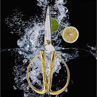 Kéo Cán Vàng Họa Tiết Rồng Phụng May Mắn Nhìn Siêu Sang