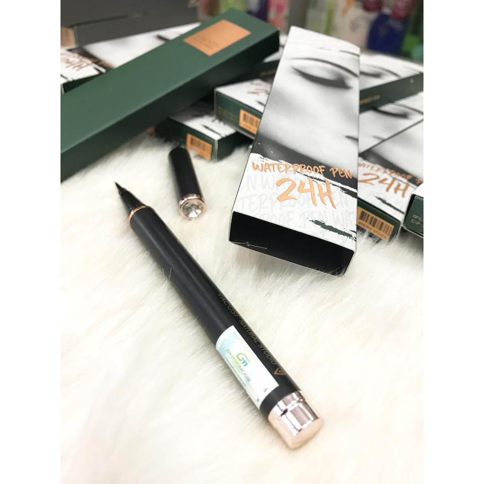 BÚT KẺ MẮT NƯỚC VACOSI ĐEN BÓNG - 24H KHÔNG TRÔI | BigBuy360 - bigbuy360.vn