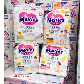 Bỉm Merries cộng miếng - Nội Địa Nhật full size