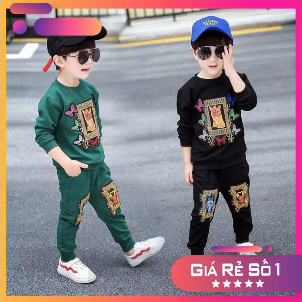 XẢ Bộ đồ bé trai, đồ bộ thu đông be trai, bé gái tilot hàn quốc cho bé 5-14 tuổi.