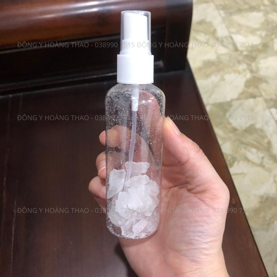✅Chai Phèn Chua khử mùi 30G tinh thể, đóng chai 100ml dạng xịt - khử mùi hôi nách hiệu quả