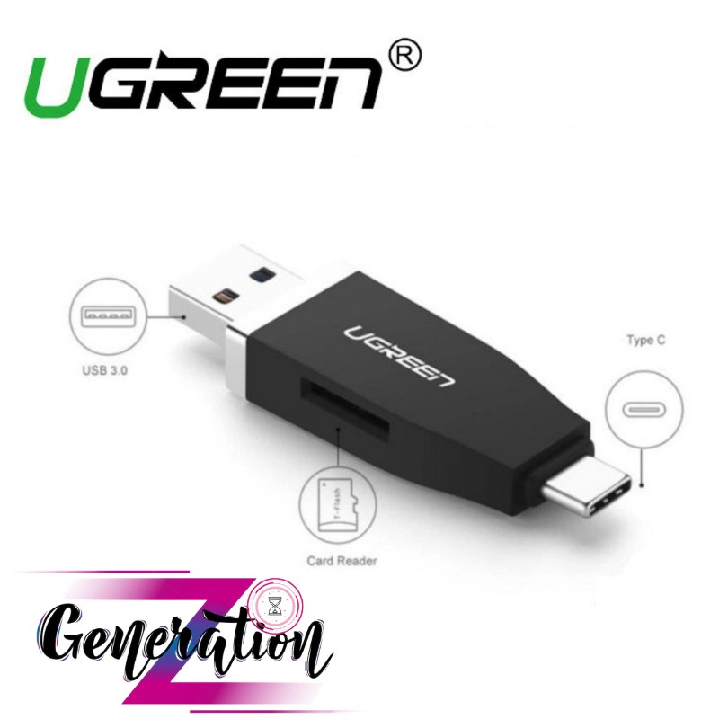 Đầu đọc thẻ nhớ Type C và USB 3.1 Gen 1 Ugreen 30359