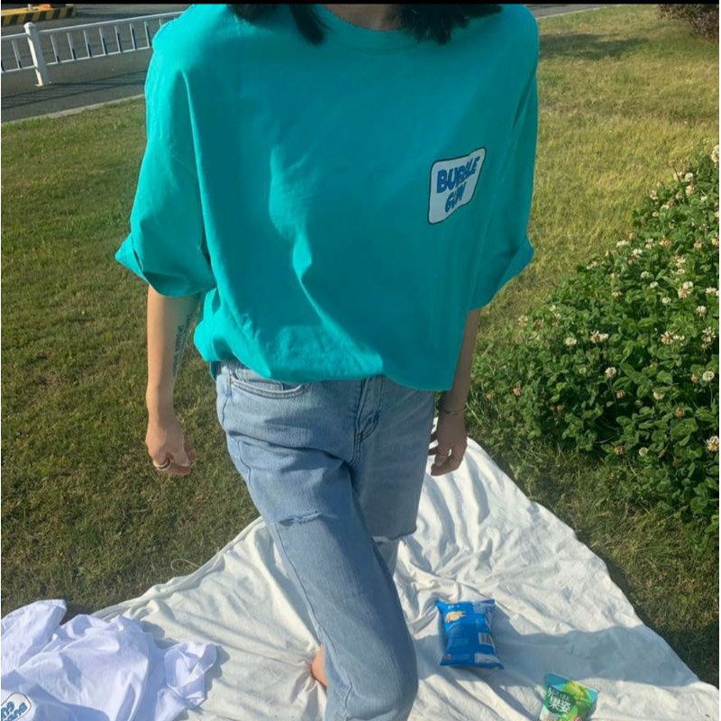 Áo Thun Tay lỡ Unisex BUBBLE GUM