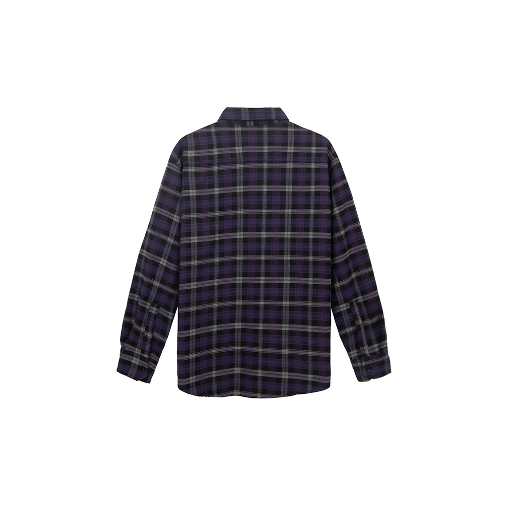Áo Sơ Mi Flannel Three Hundred Màu Tím | BigBuy360 - bigbuy360.vn