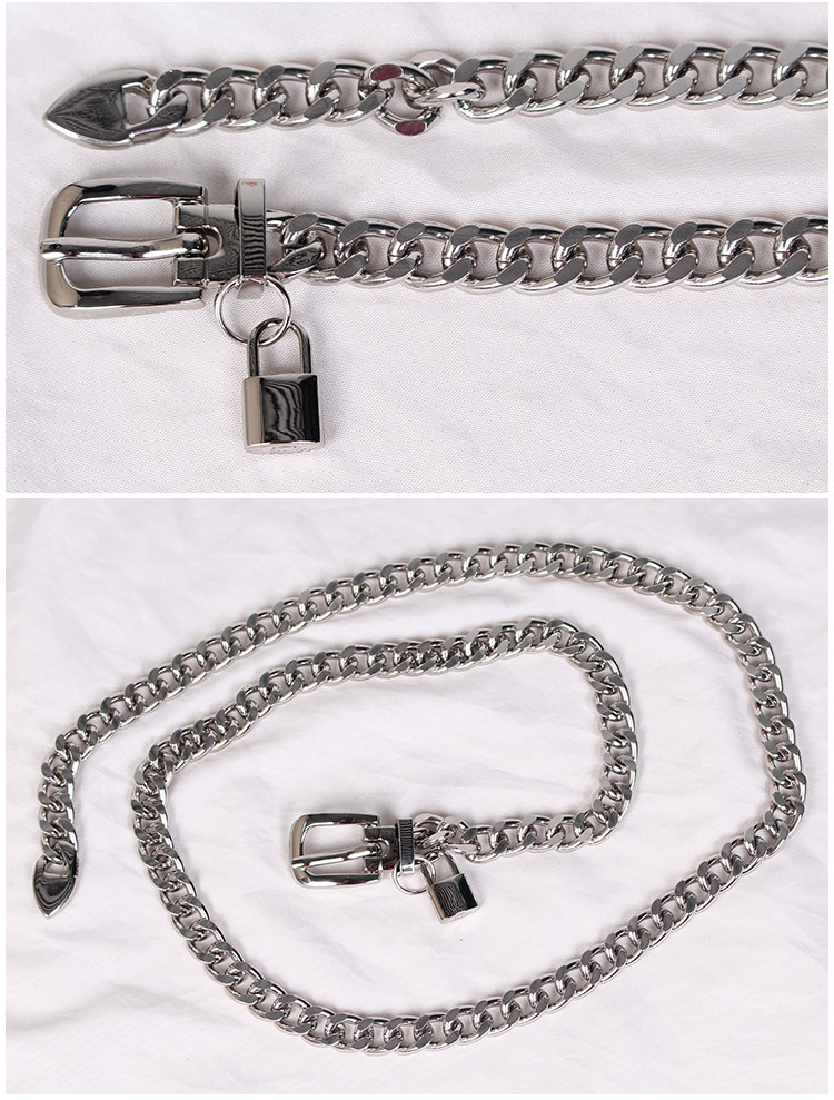 Dây Xích Kim Loại Dày Đeo Thắt Lưng Quần Thời Trang Cá Tính Cho Nữ
