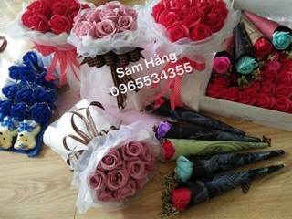 Bó Hoa Hồng Sáp Thơm