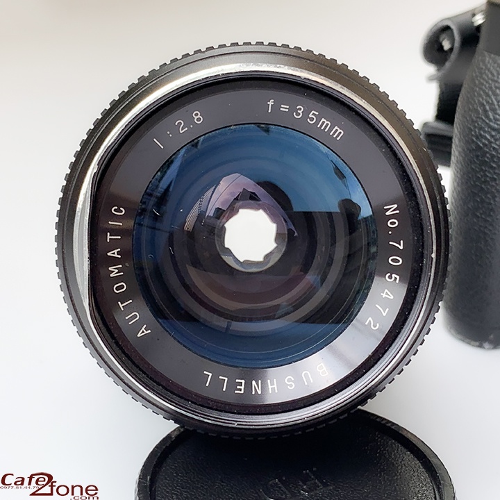 Lens MF Bushnell Automatic 35mm F/2.8 ngàm FD (Ống kính máy ảnh film) - Cafe2fone