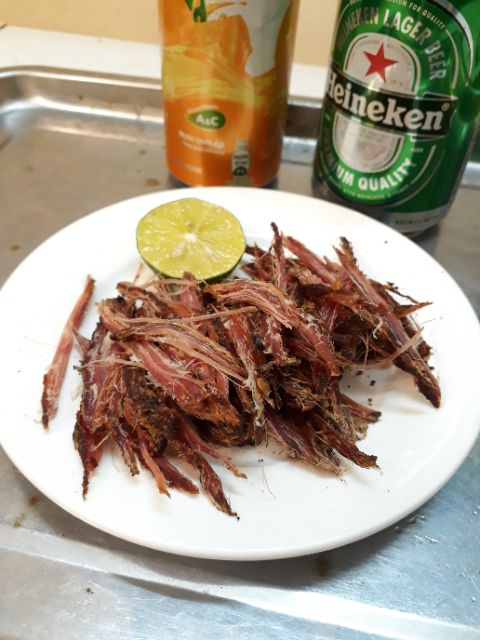 Thịt lợn gác bếp loại không cay, ít cay thơm lừng đóng gói500g