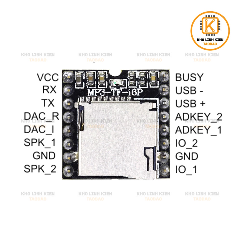 Module MP3 Player Mini Arduino