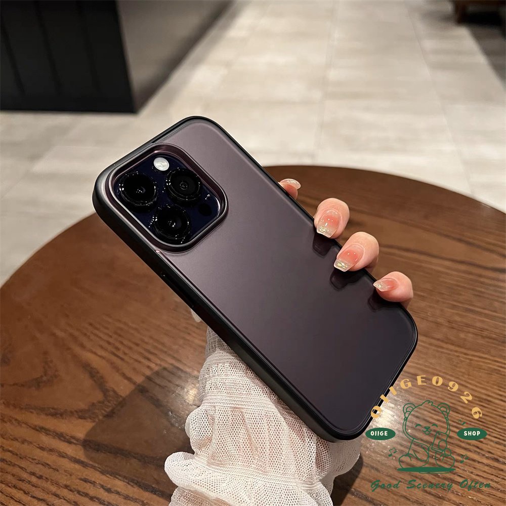 Ốp Điện Thoại TPU acrylic Đục Chống Rơi Cho Iphone14 13 12 Pro Max Plus