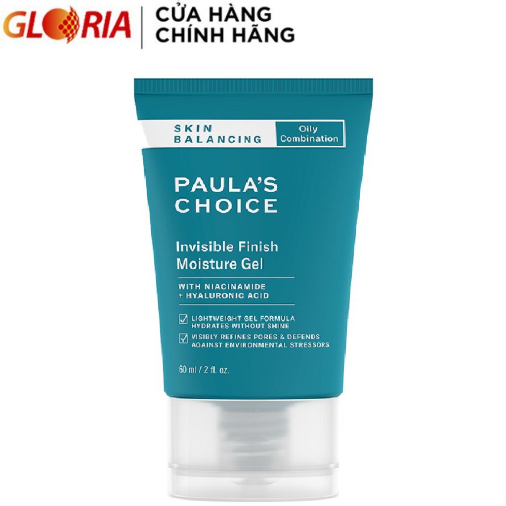 Gel Dưỡng Ẩm Kiểm Soát Dầu Cho Da Thoáng Mịn Paula’s Choice Skin Balancing Invisible Finish Moisture 60ml