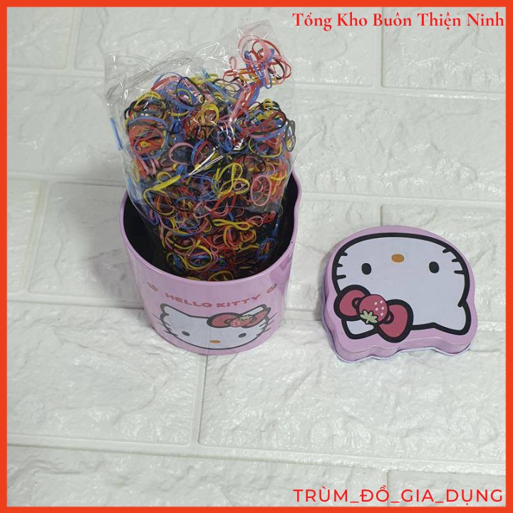 Hộp Thun Cột Tóc Hello Kitty Cho Bé