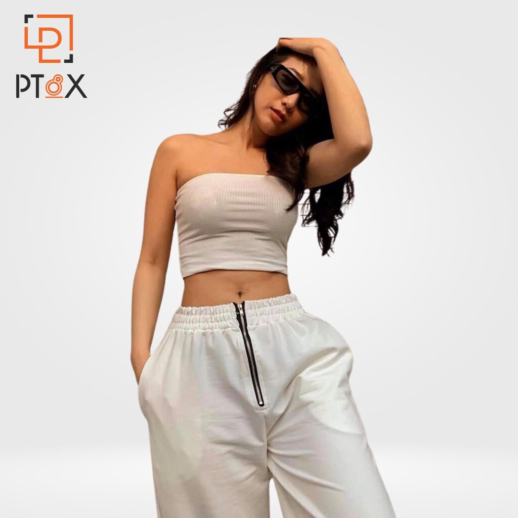 Áo quây ngực thun dáng ôm màu đen trắng siêu hot PT8X-THỜI TRANG UNISEX, áo quây ngực
