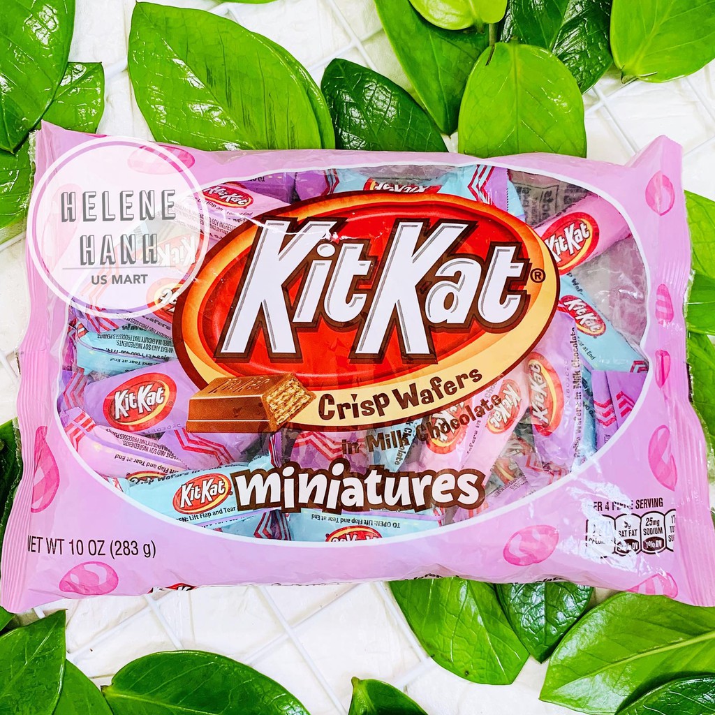 [US] Bánh Xốp Phủ Socola Kit Kat Crisp Wafers mini 283G của Mỹ