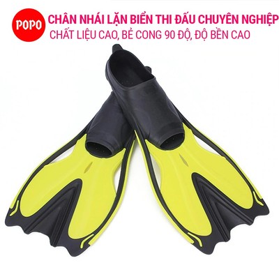 Chân vịt chân nhái lặn biển chuyên nghiệp DF08 POPO bẻ cong được 90 độ sử dụng cho lặn ngắm san hô