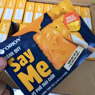 4 Hộp Bánh Quy Orion PhoMai SayMe 55g( 9g x 6 gói)