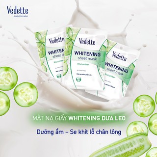 Mặt nạ giấy Vedette Dưa Leo 22ml